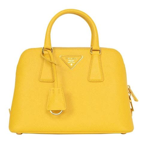 yellow prada purse|prada saffiano bag mini.